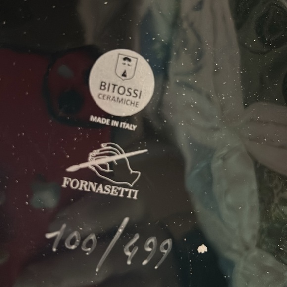 Fornasseti urn Serraturo Regato Nero w box tags receipt limited ed 100 of 499 - Picture 9 of 10